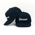 "Decent." Golf Hat (Black)